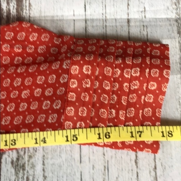 Patterson Kincaid Original Tangerine Blouse Sz S - Picture 12 of 14